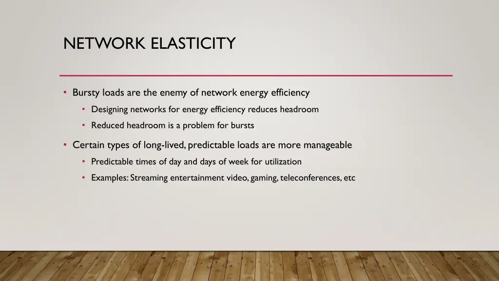 network elasticity 1