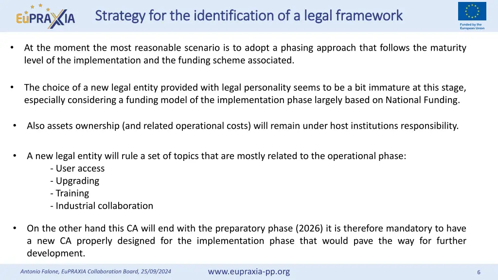 strategy for the identification of a legal