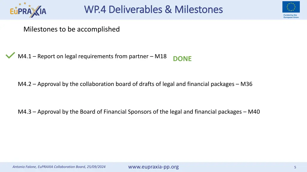 wp 4 deliverables milestones wp 4 deliverables