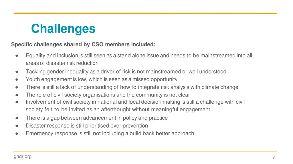challenges