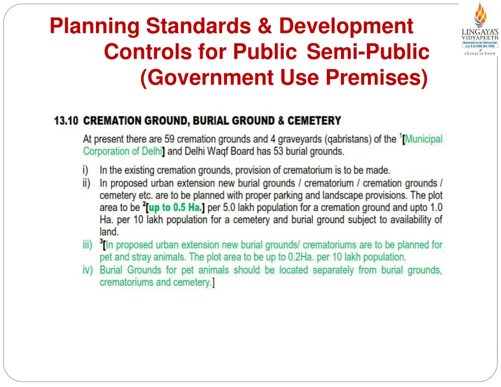 planning standards development controls 2