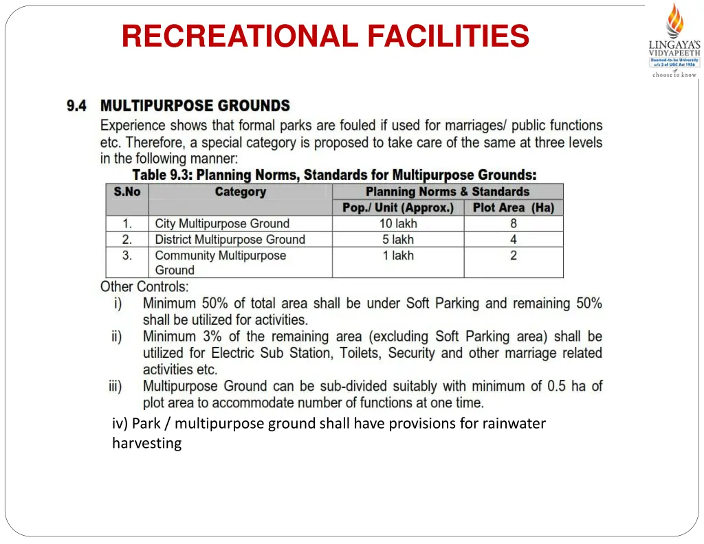 recreational facilities 1