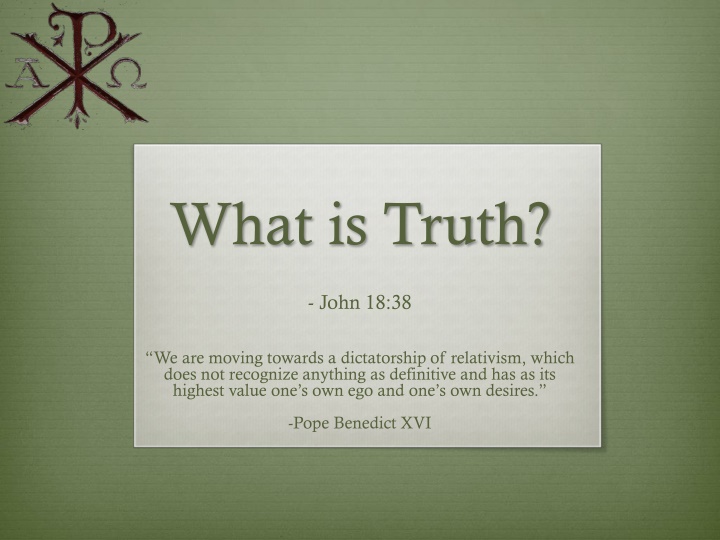 what is truth