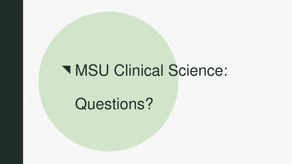 msu clinical science