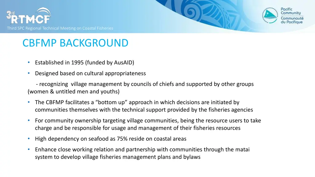 third spc regional technical meeting on coastal 4