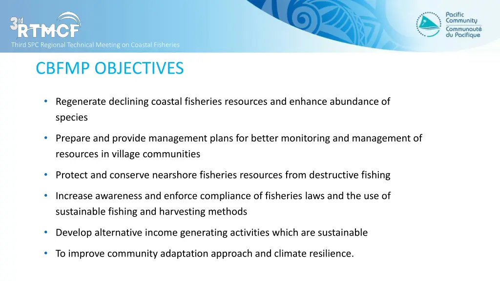 third spc regional technical meeting on coastal 5