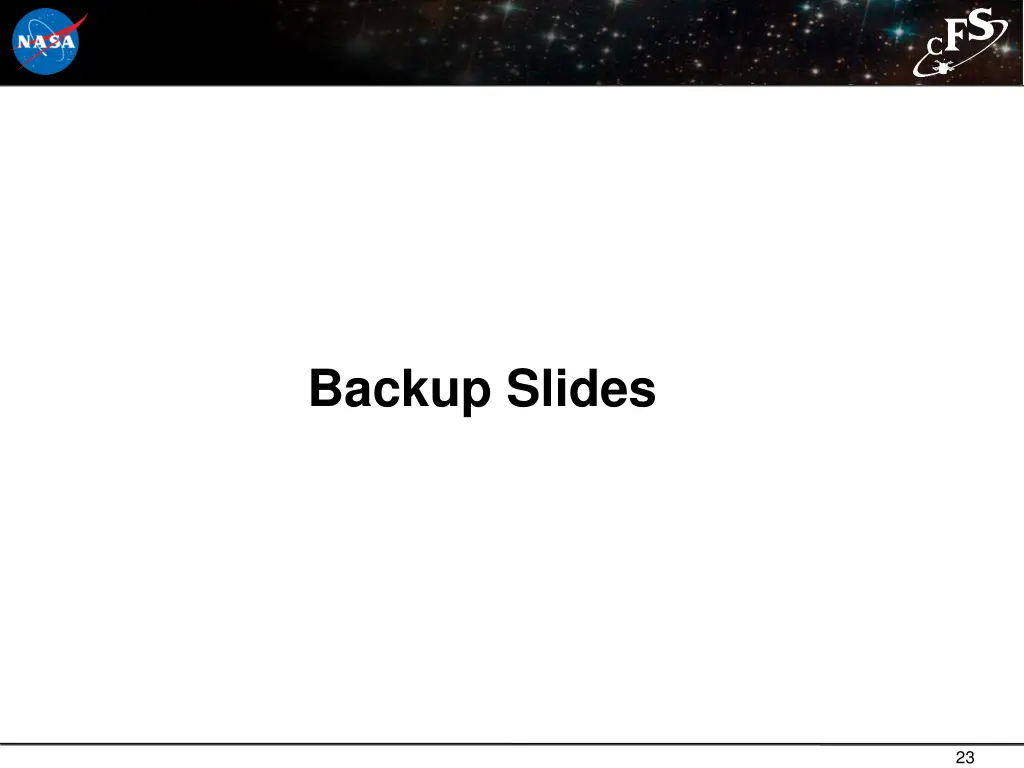 backup slides