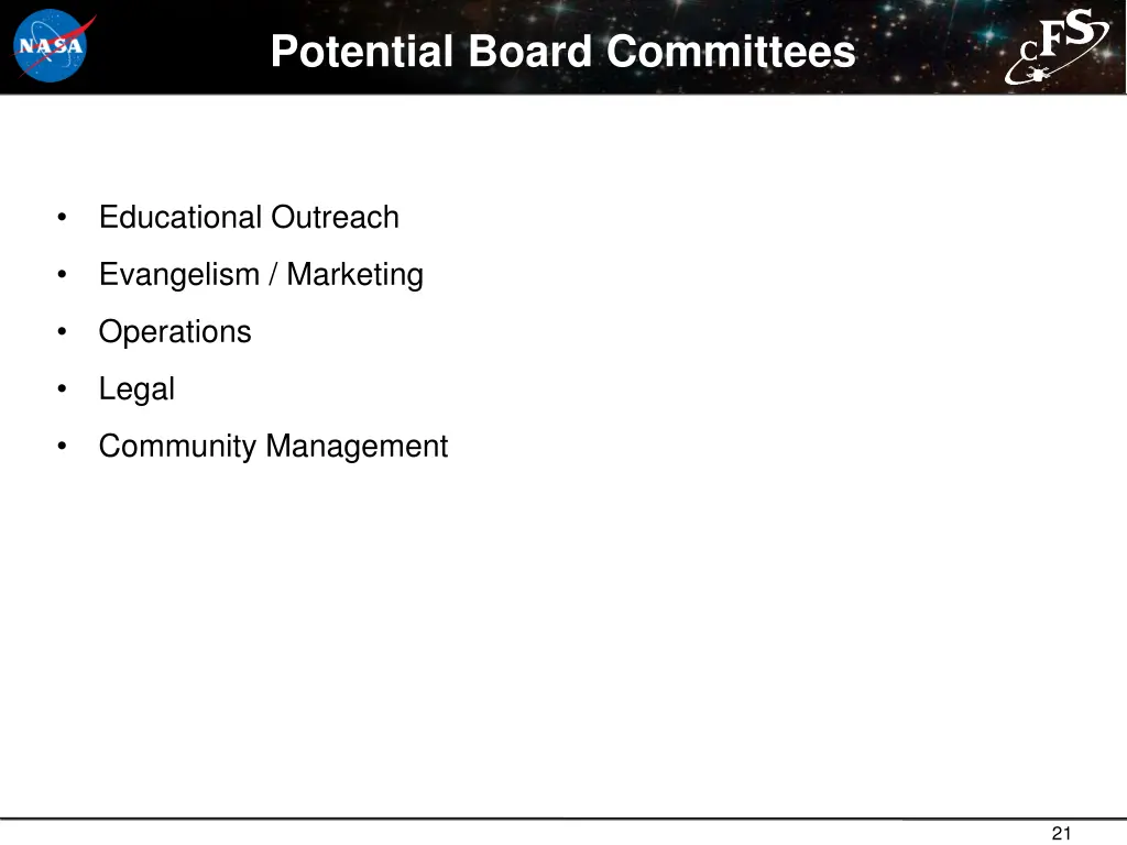 potential board committees