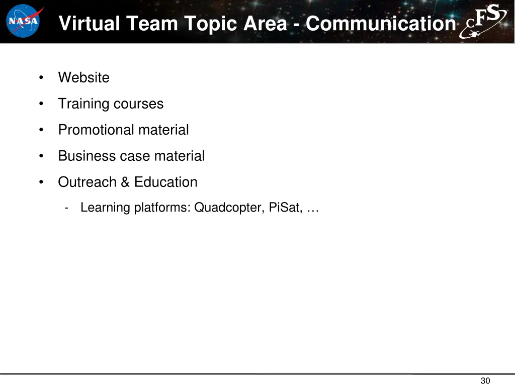 virtual team topic area communication