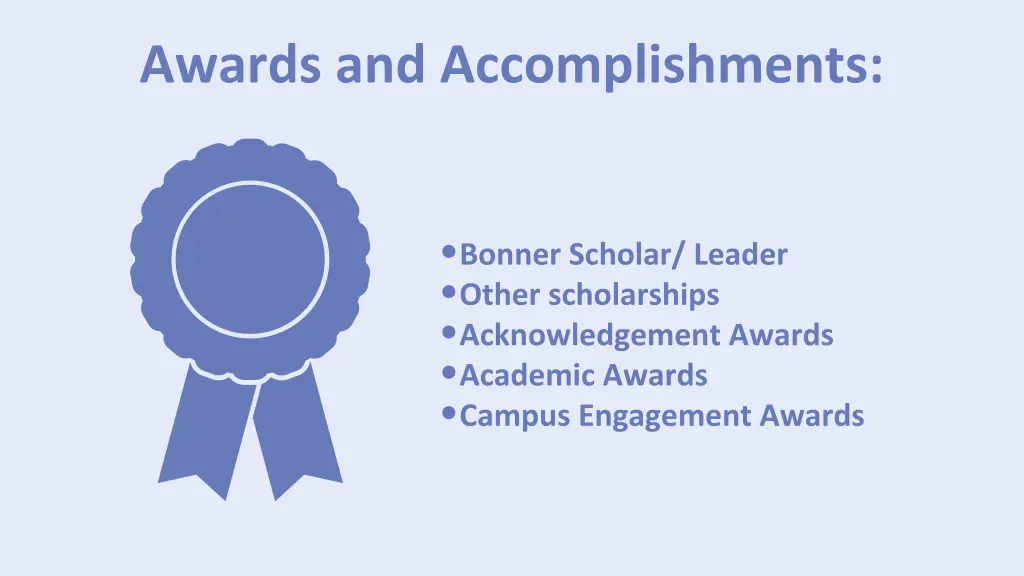 awards and accomplishments