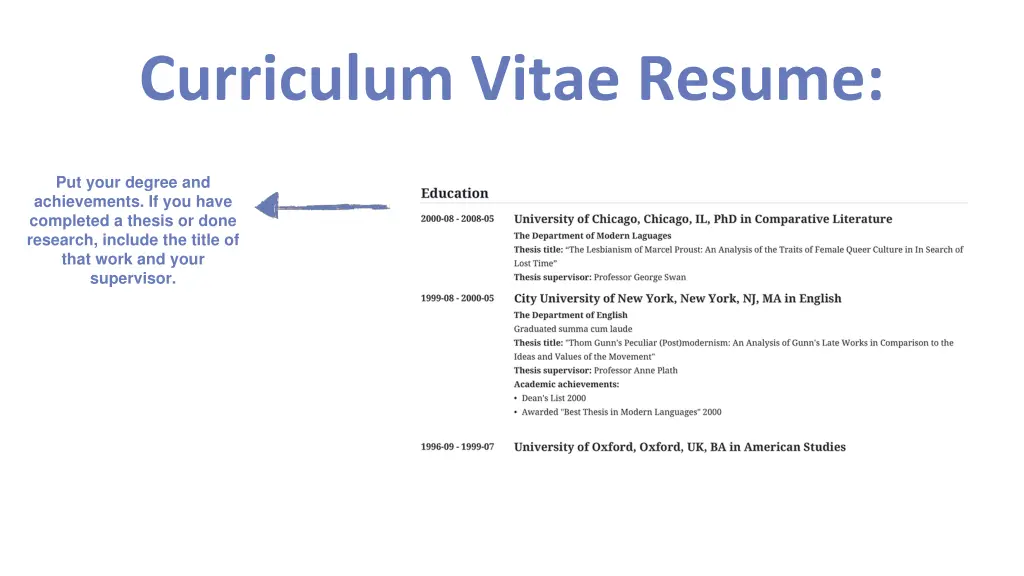 curriculum vitae resume 1