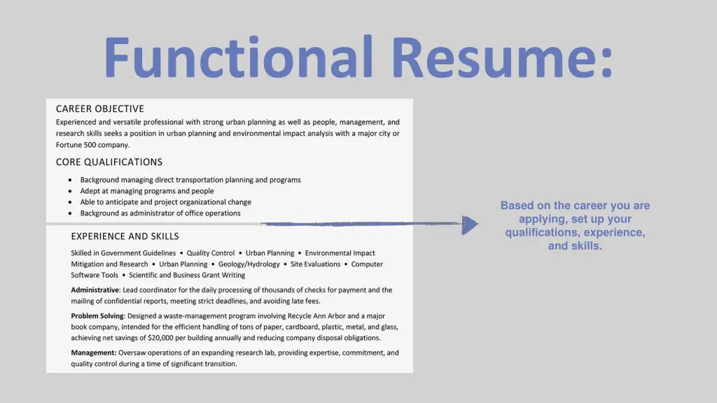 functional resume 1