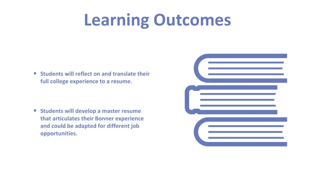 learning outcomes