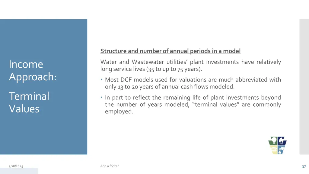 structure and number of annual periods in a model