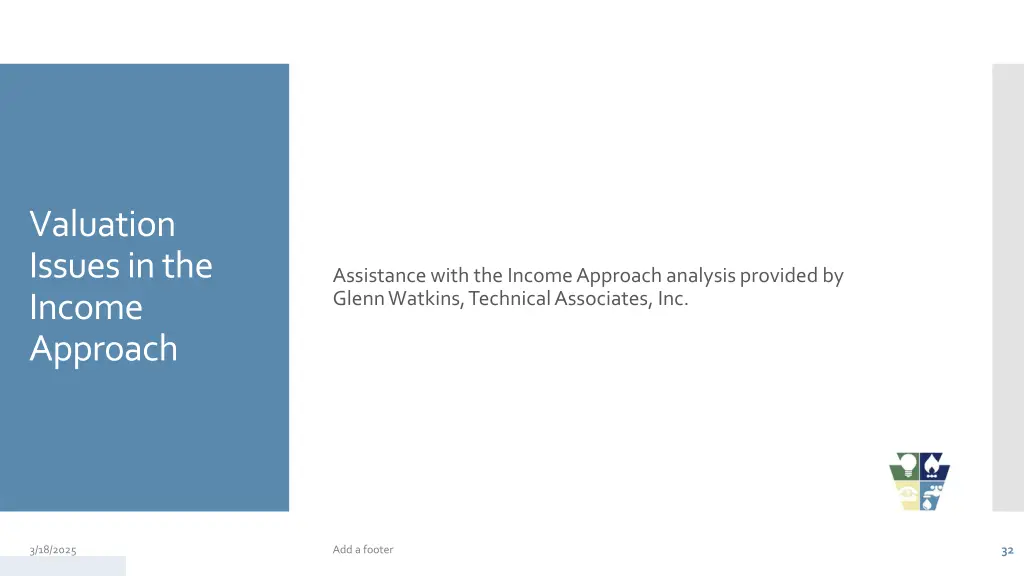 valuation issues in the income approach