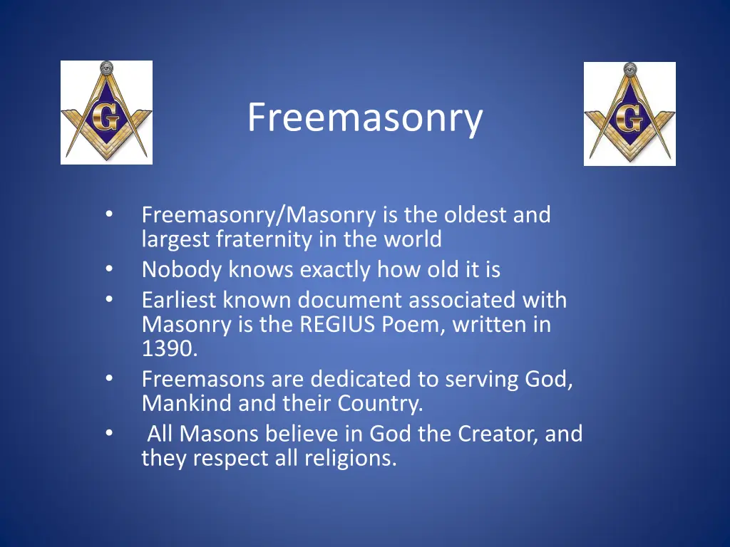 freemasonry