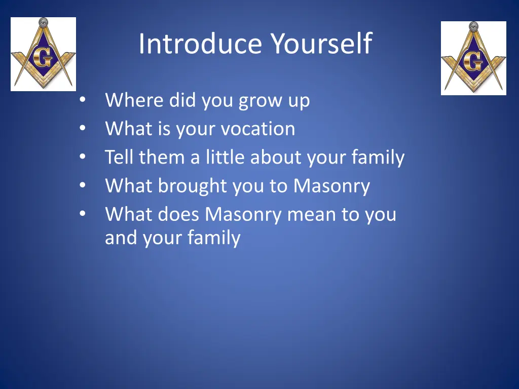 introduce yourself