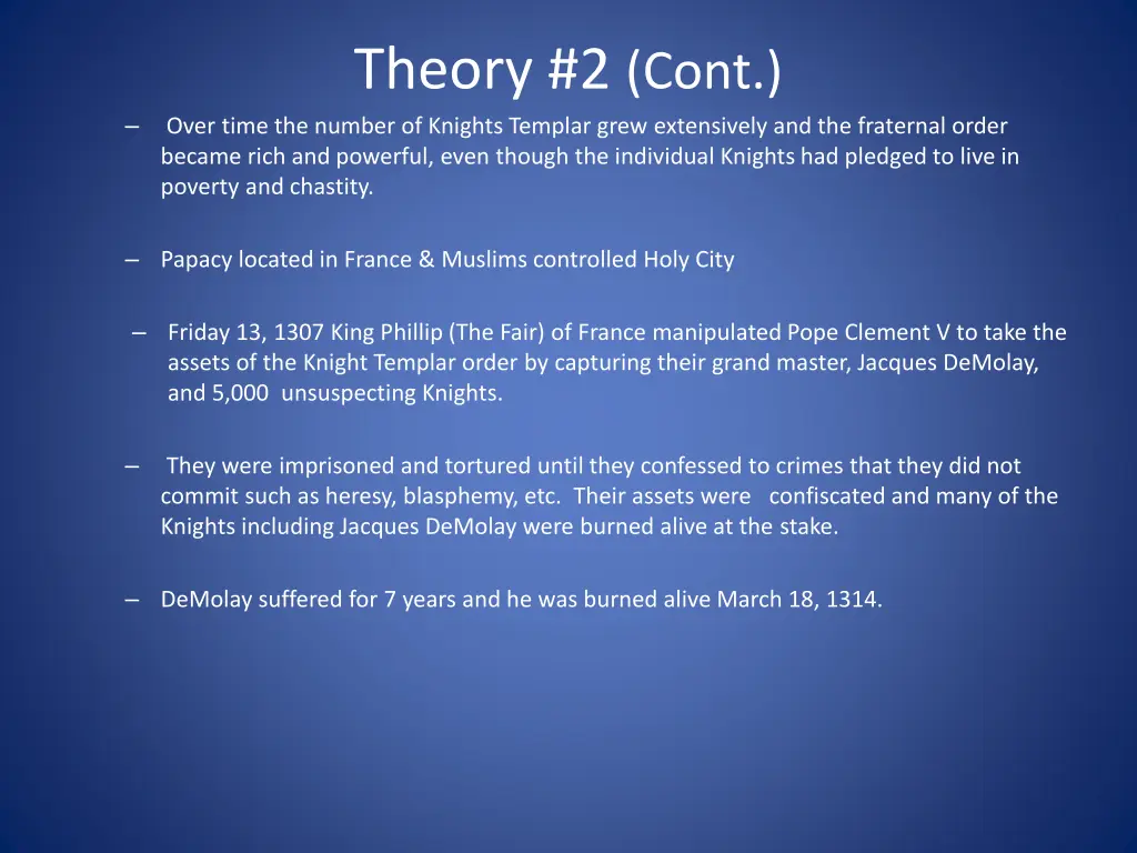 theory 2 cont