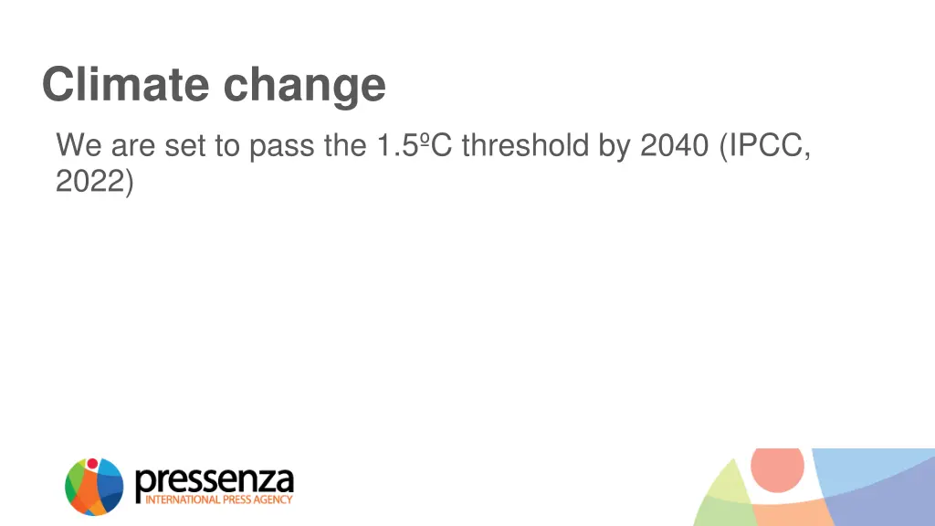 climate change we are set to pass
