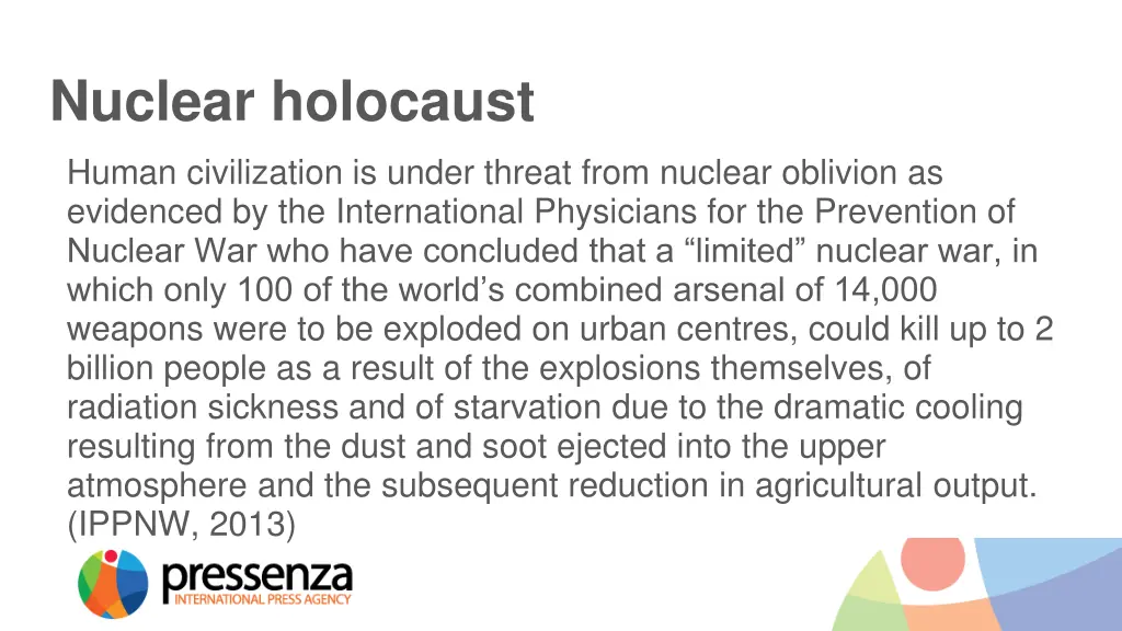 nuclear holocaust