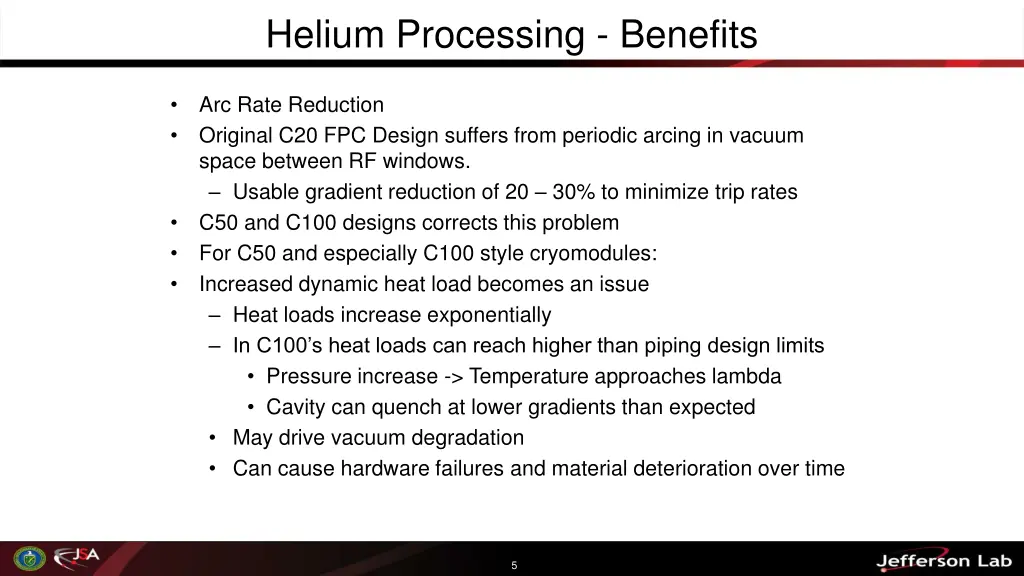 helium processing benefits