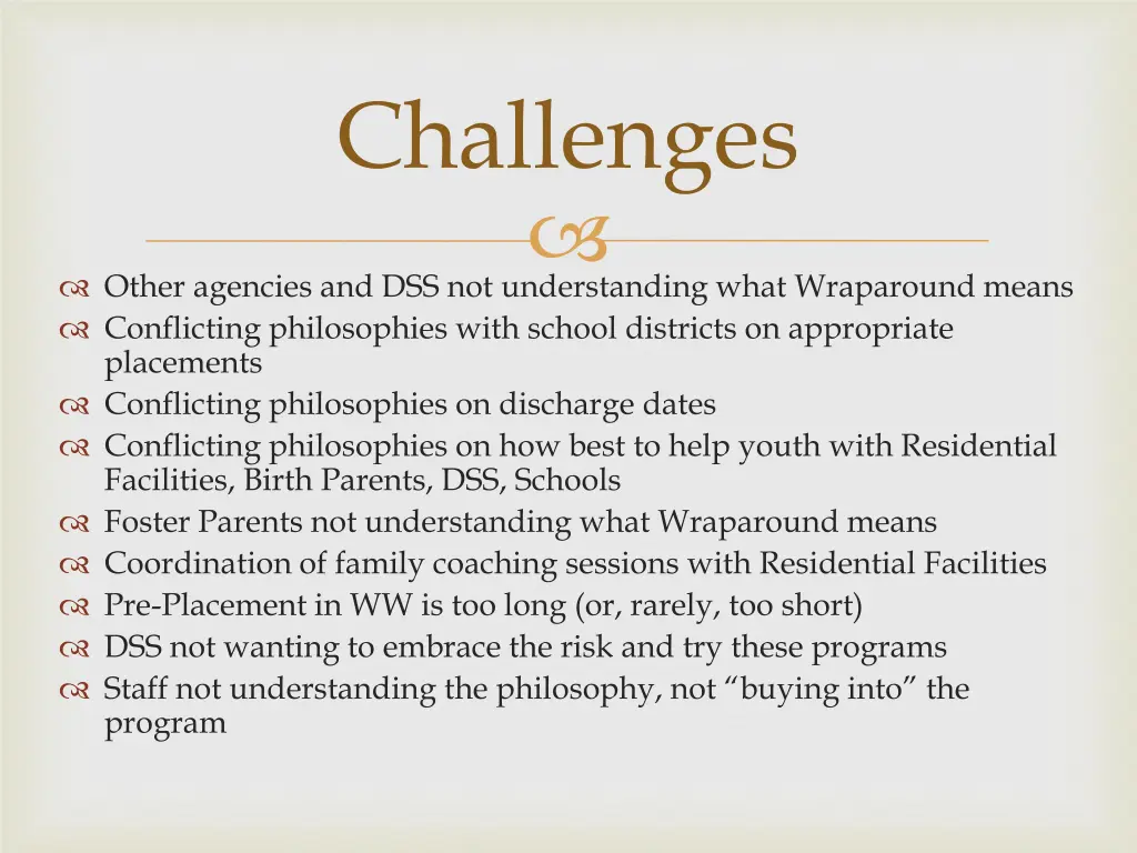 challenges