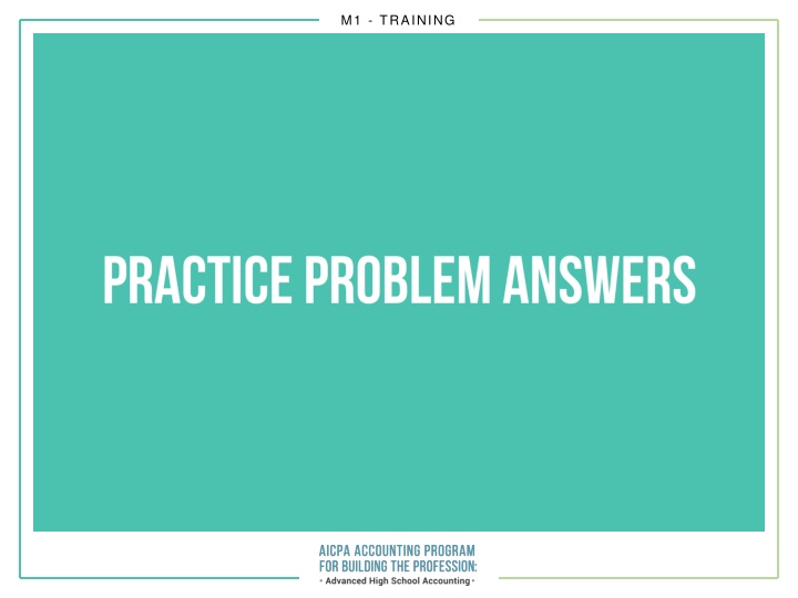 m1 training