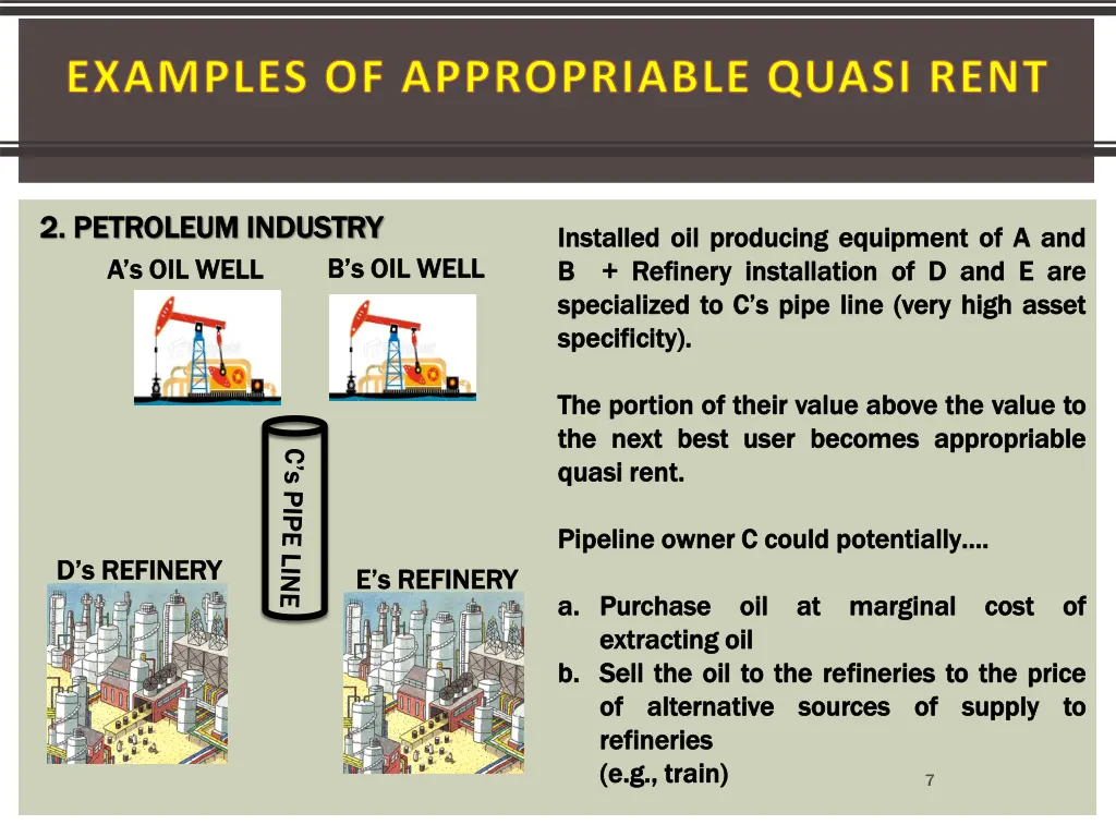 examples of appropriable quasi rent 1