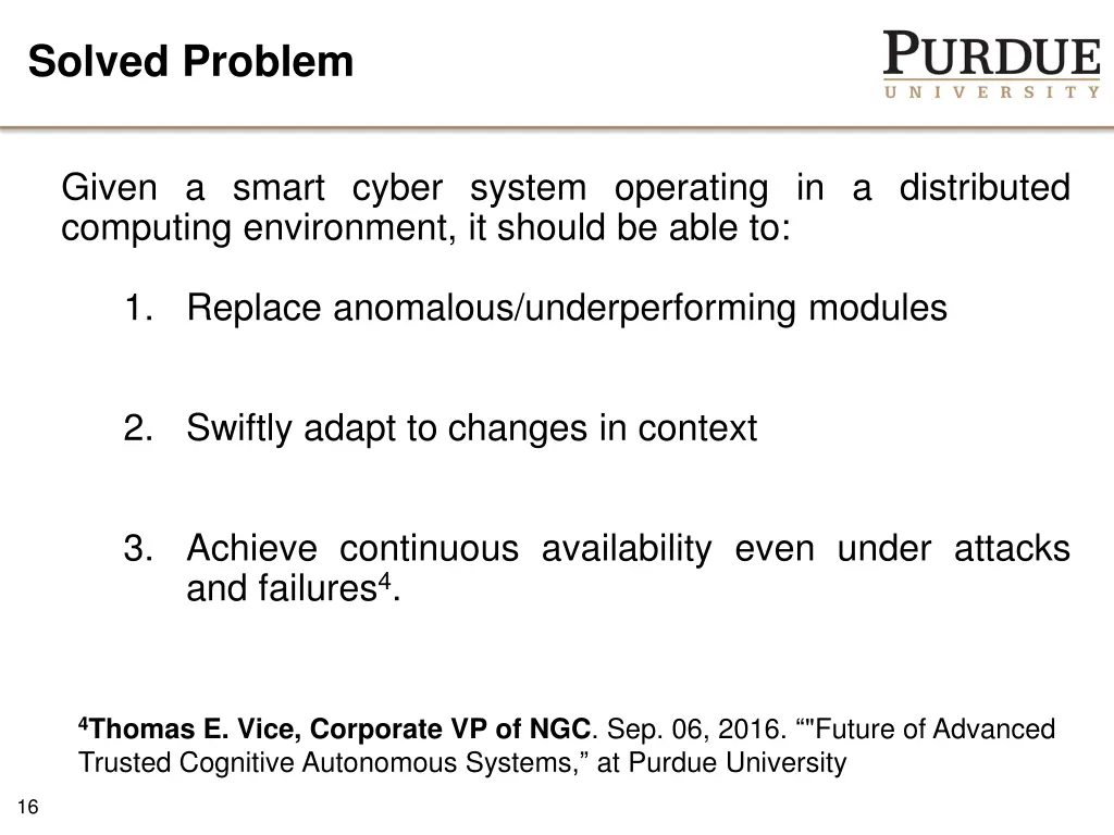 solved problem