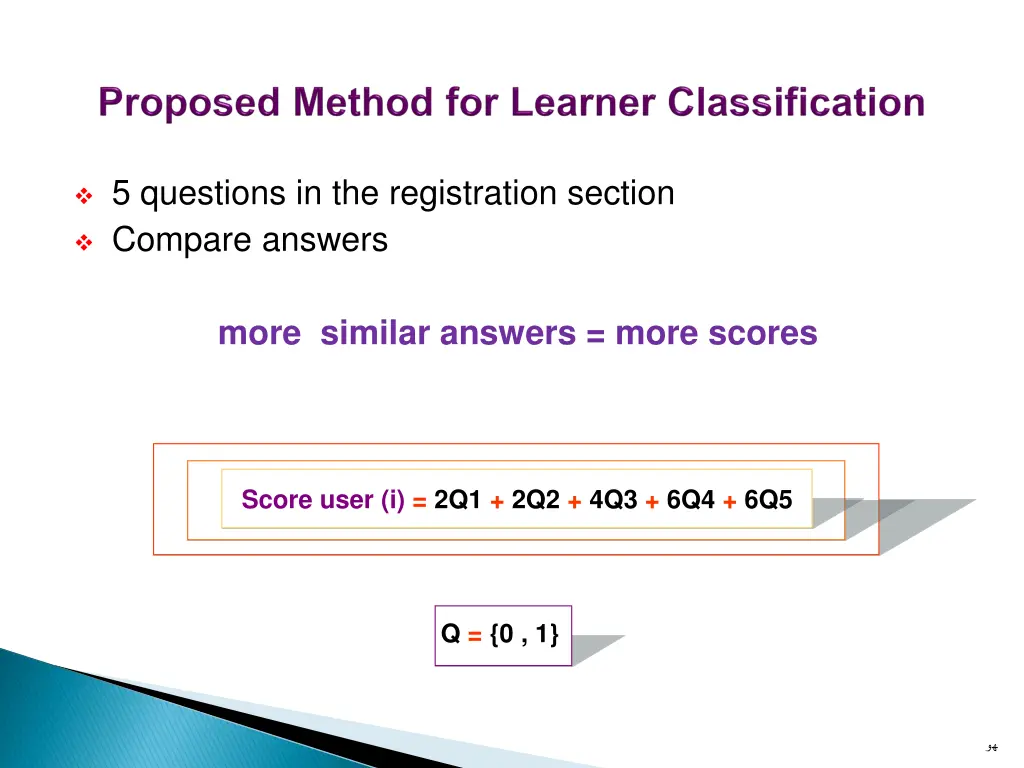 5 questions in the registration section compare