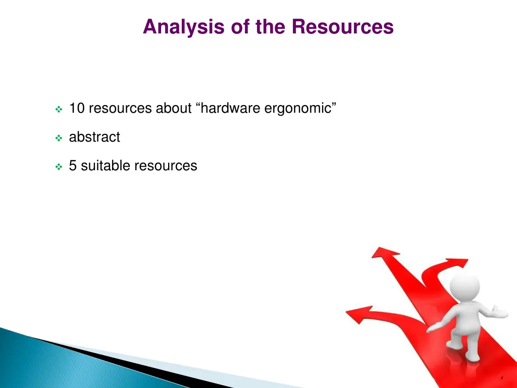 analysis of the resources