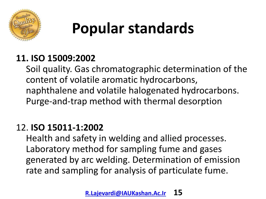 popular standards 5