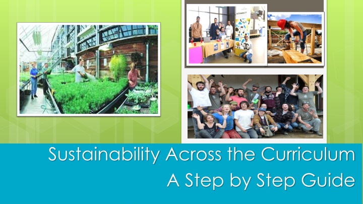sustainability across the curriculum a step