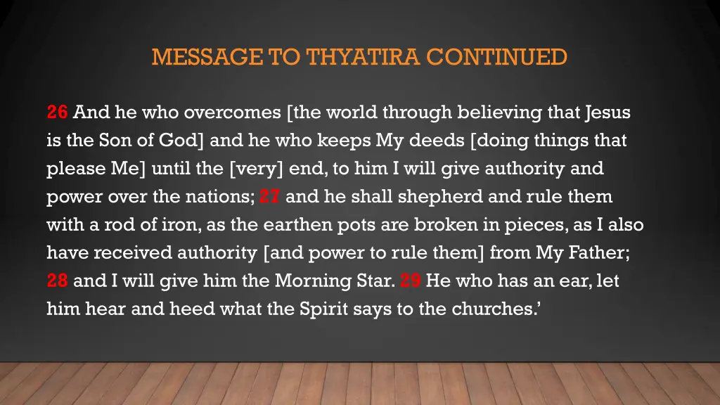 message to thyatira continued 1