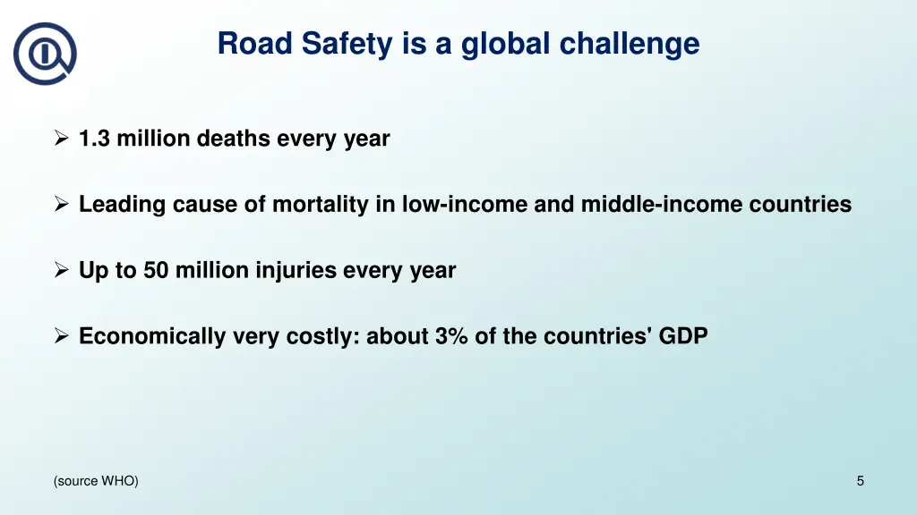 road safety is a global challenge