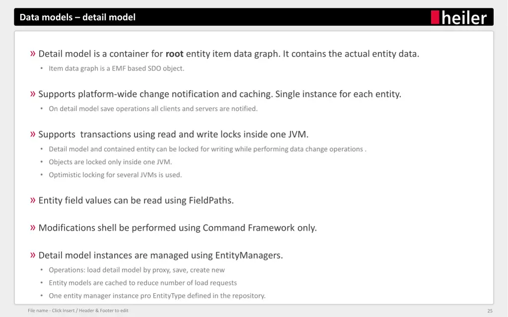 data models detail model