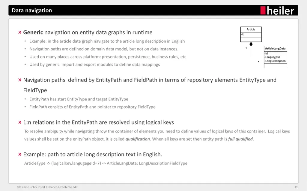 data navigation