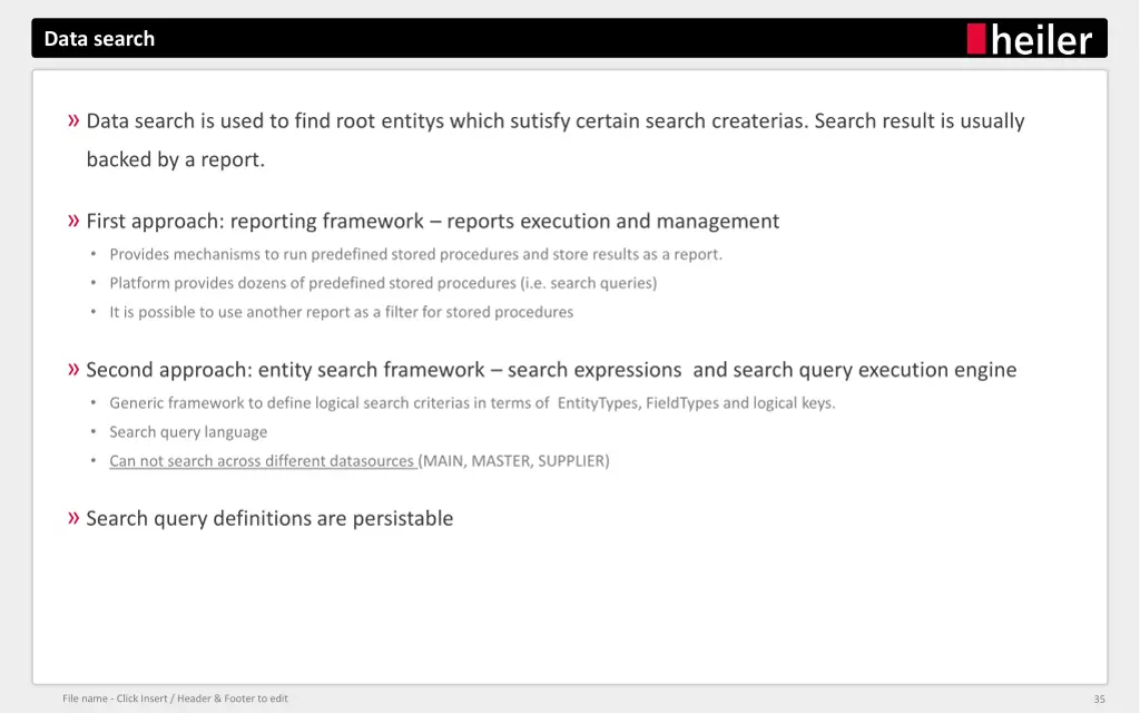 data search