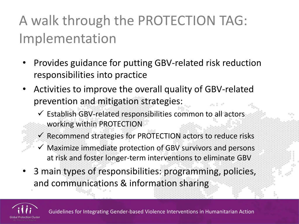 a walk through the protection tag implementation 1