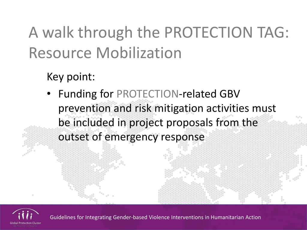 a walk through the protection tag resource