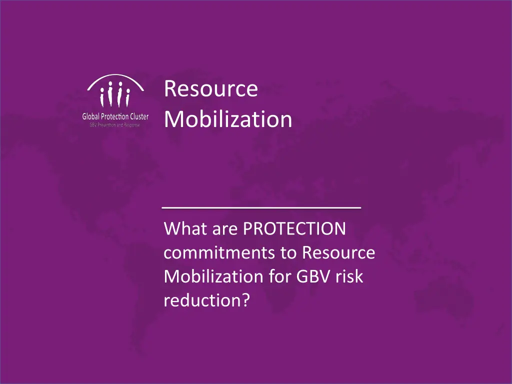 resource mobilization