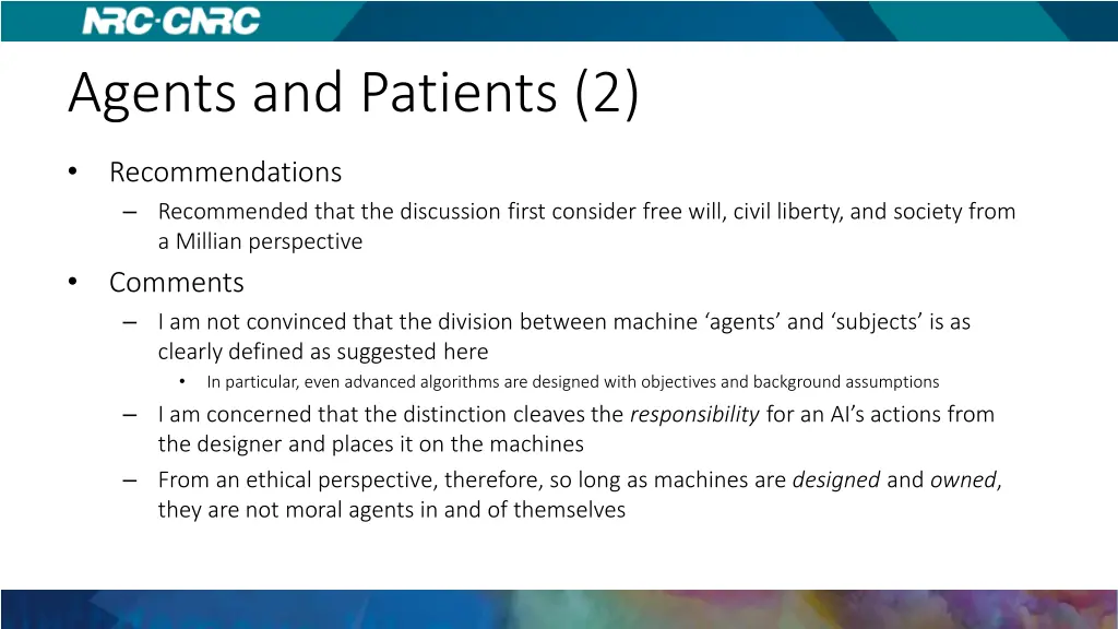 agents and patients 2