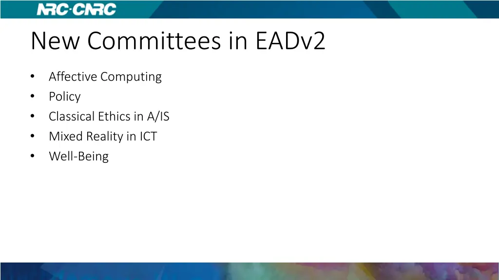 new committees in eadv2