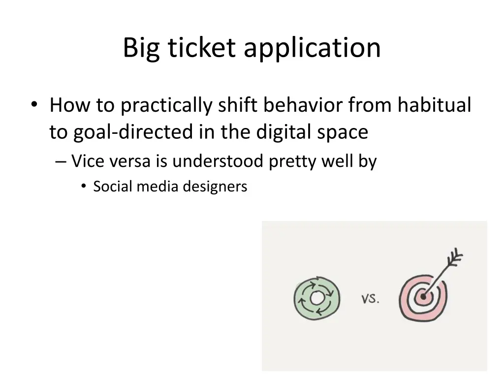 big ticket application