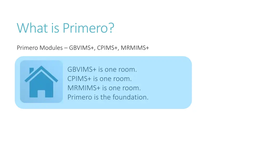 what is primero 1