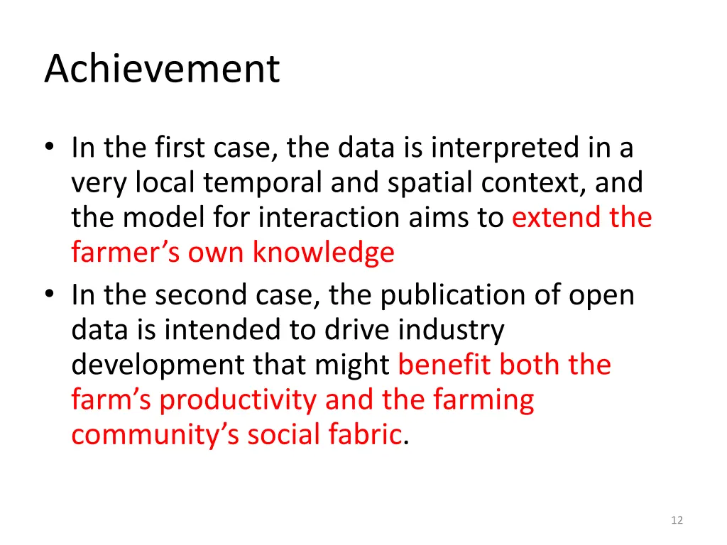 achievement