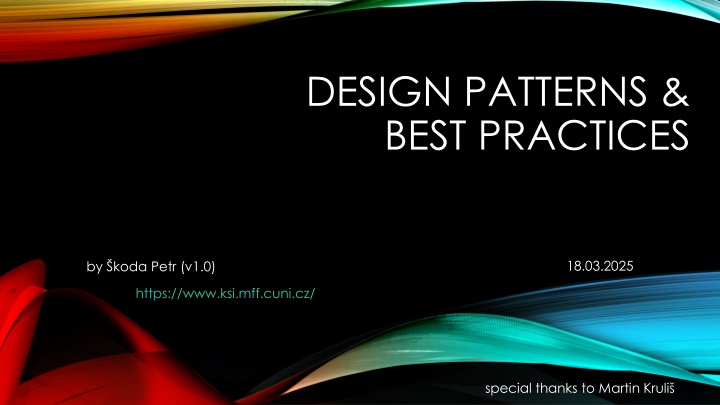 design patterns best practices