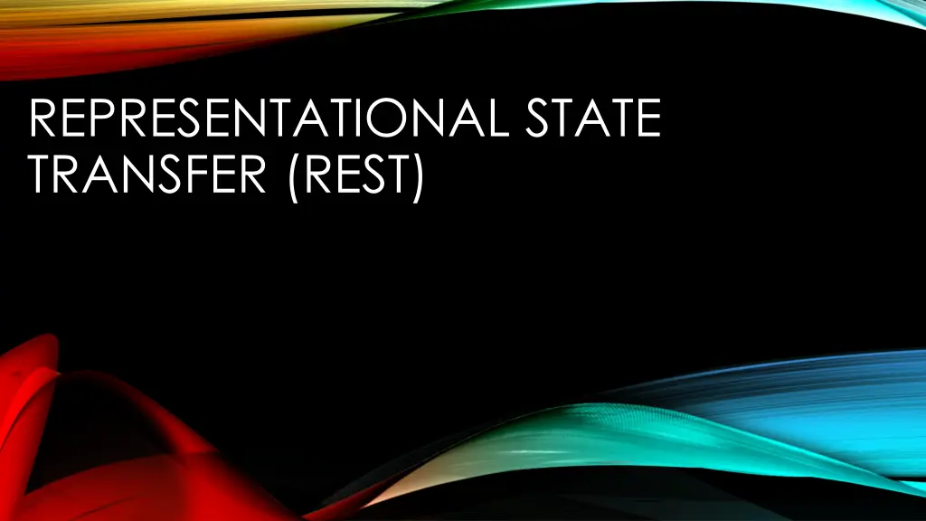 representational state transfer rest
