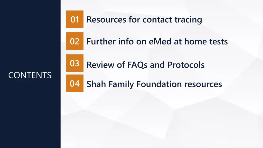 01 resources for contact tracing