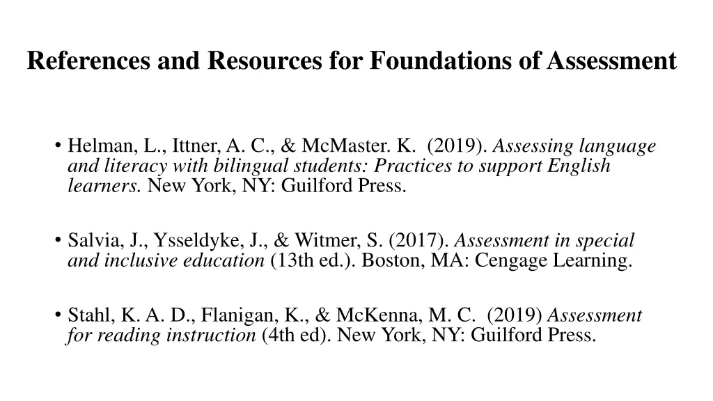 references and resources for foundations